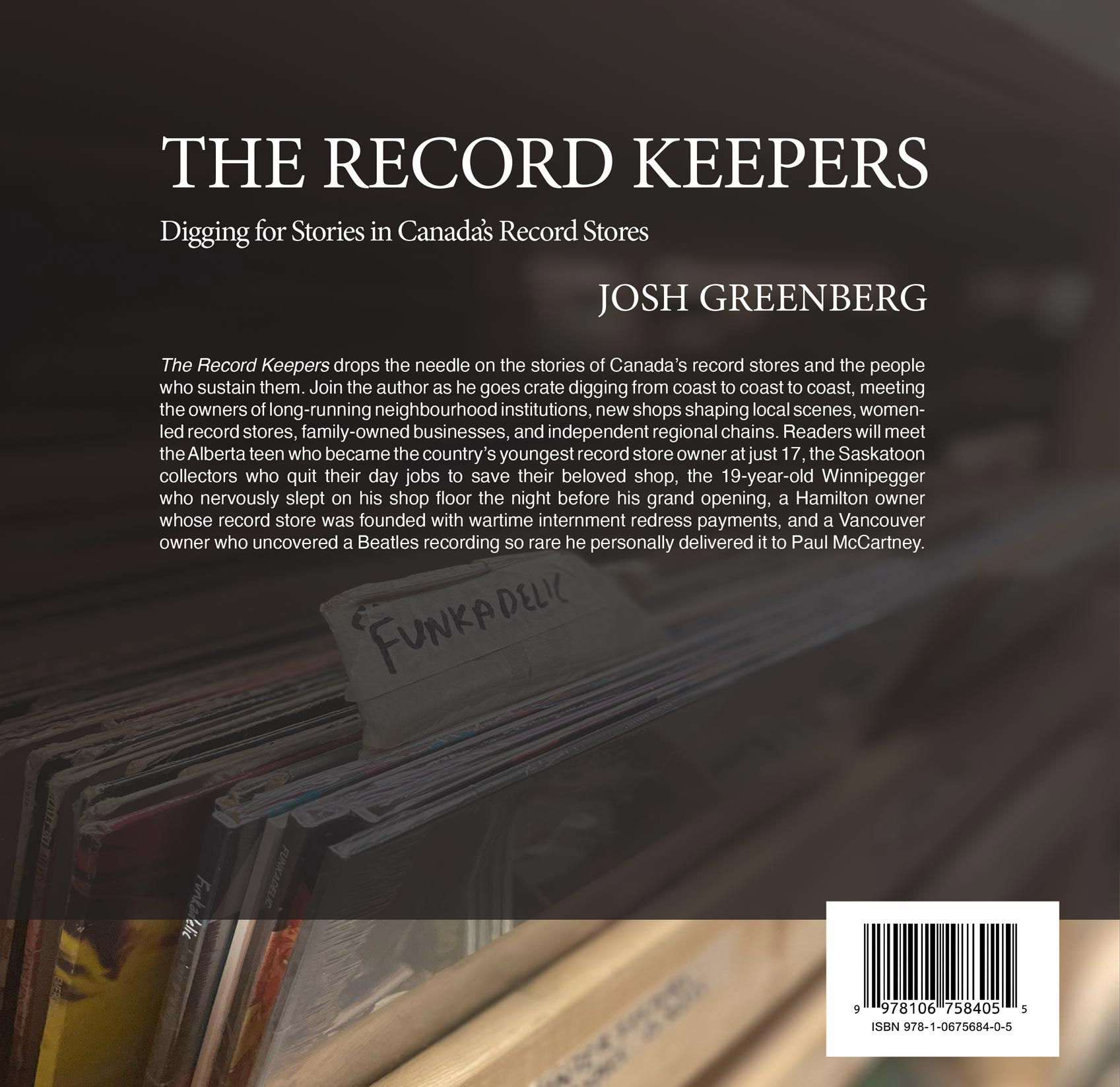 Back Cover - The Record Keepers